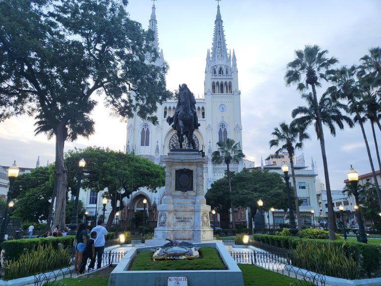 Beautiful cathedral in Guayaquil near the Parque Seminario in things to do in Guayaquil