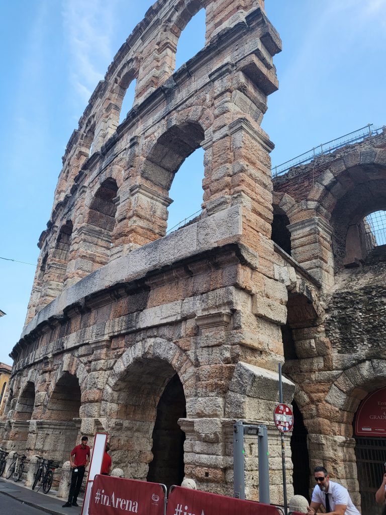 Verona travel itinerary outside of Arena