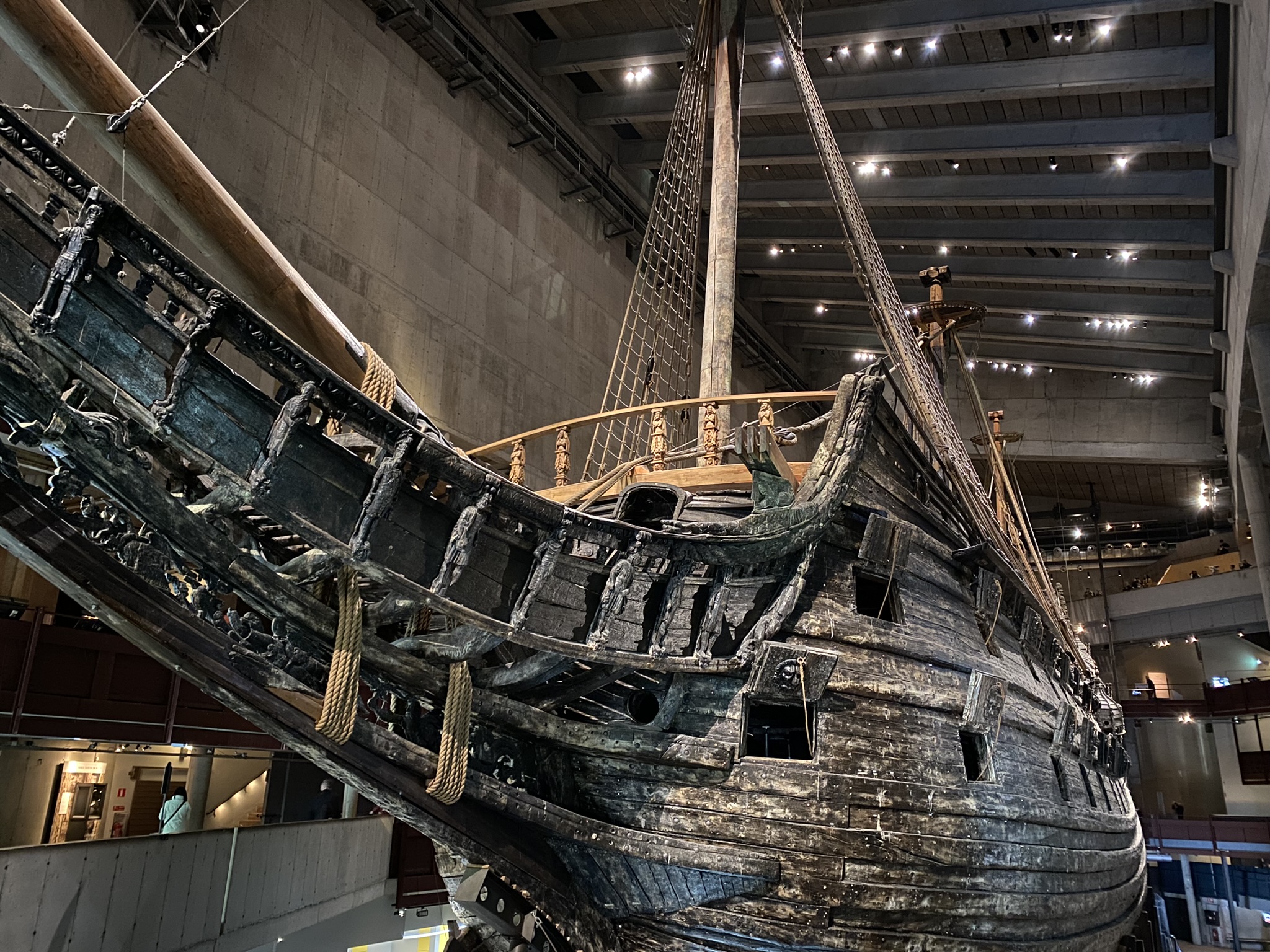Vasa museum ship in Stockholm in October