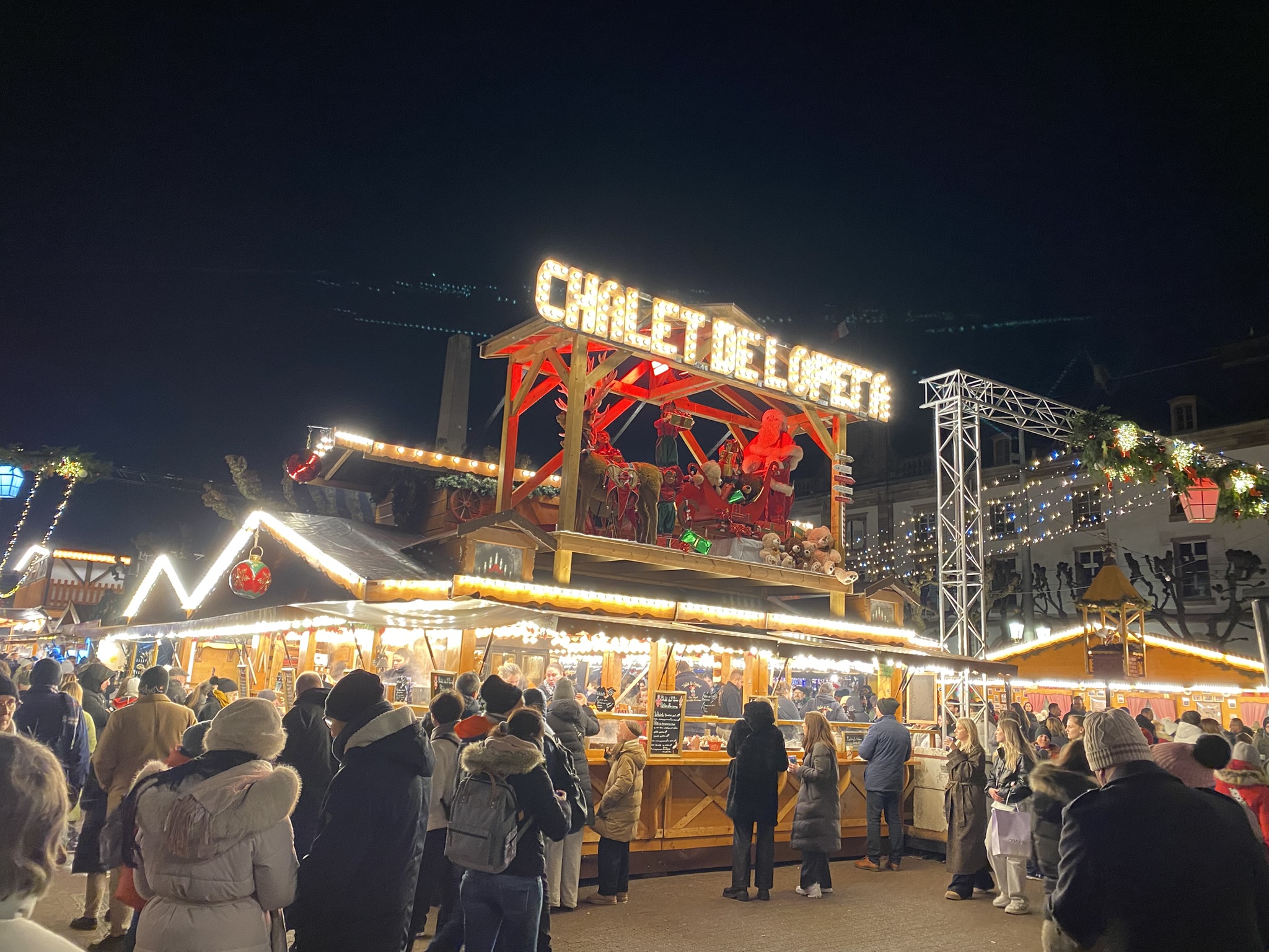 Strasboug Christmas Market Chalet de Lopeta