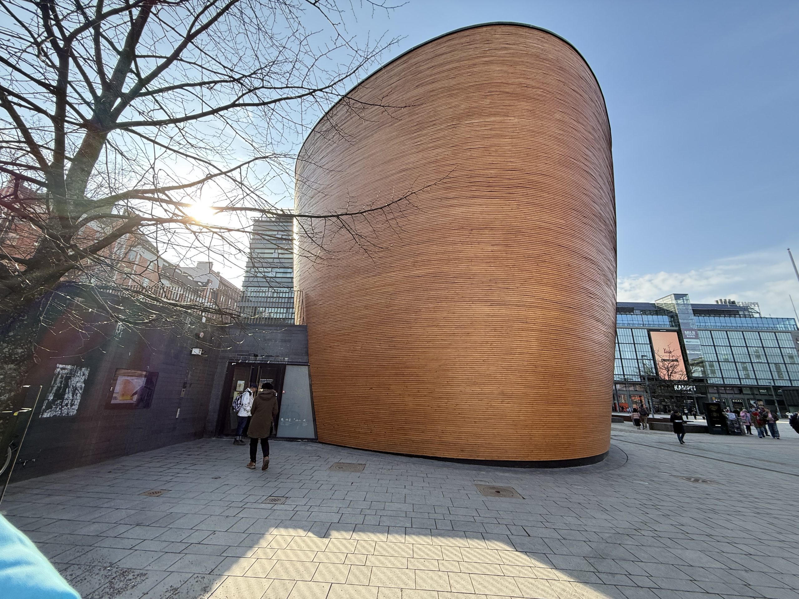 Kampinkappeli or the Cathedral of Silence in Hidden places in Helsinki, Finland