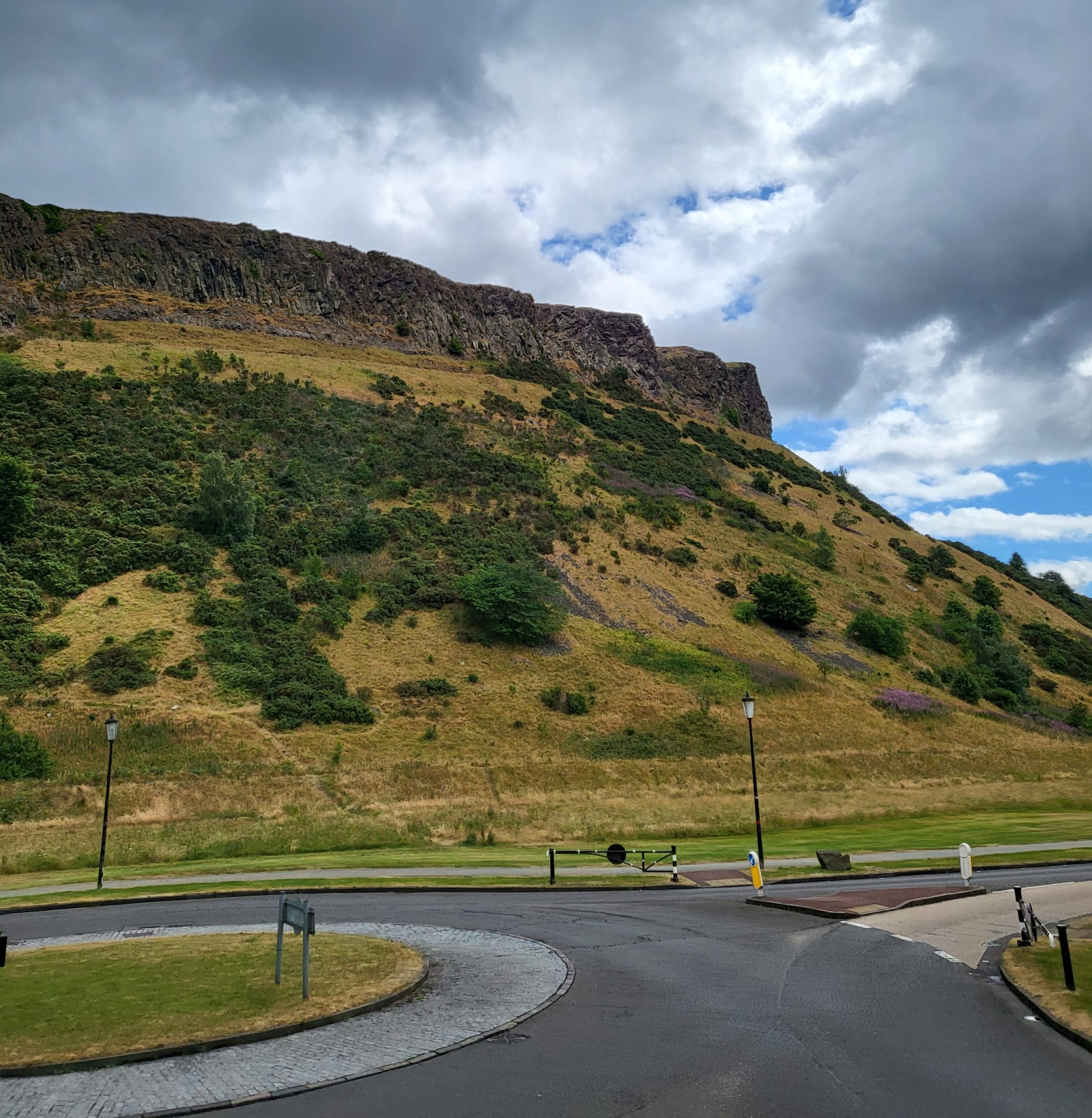Arthur's Seat in Edinburgh viewed from the side in 21 cheap things to do in Edinburgh