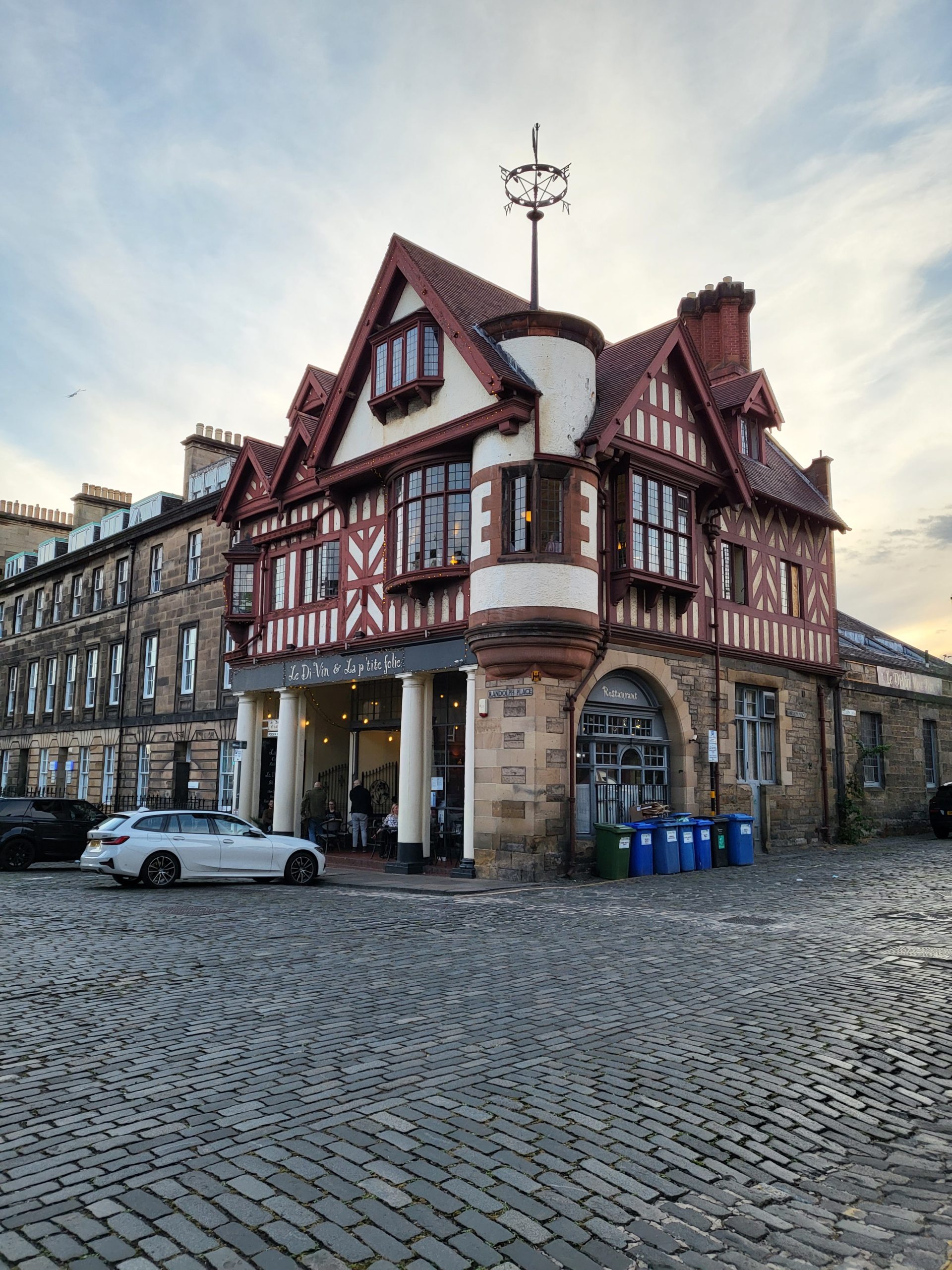 Interesting looking building at 9 Randolph Place Edinburgh, Scotland in 21 cheap things to do in Edinburgh
