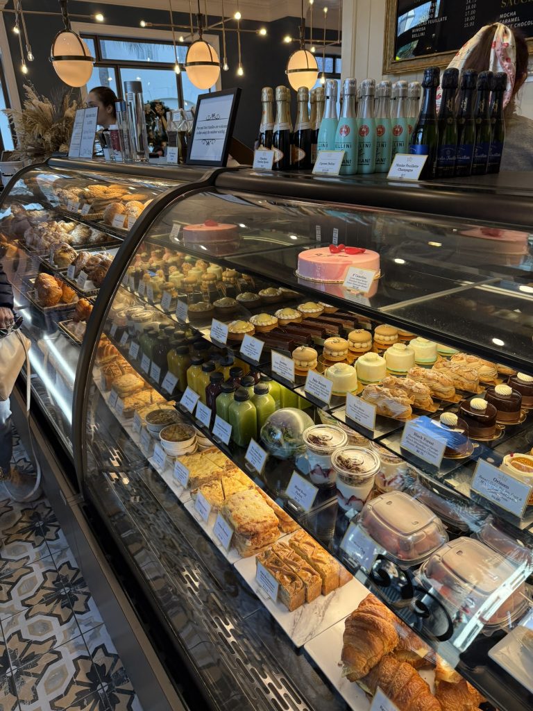 Pastry displace at La Patisserie in Charleston, South Carolina