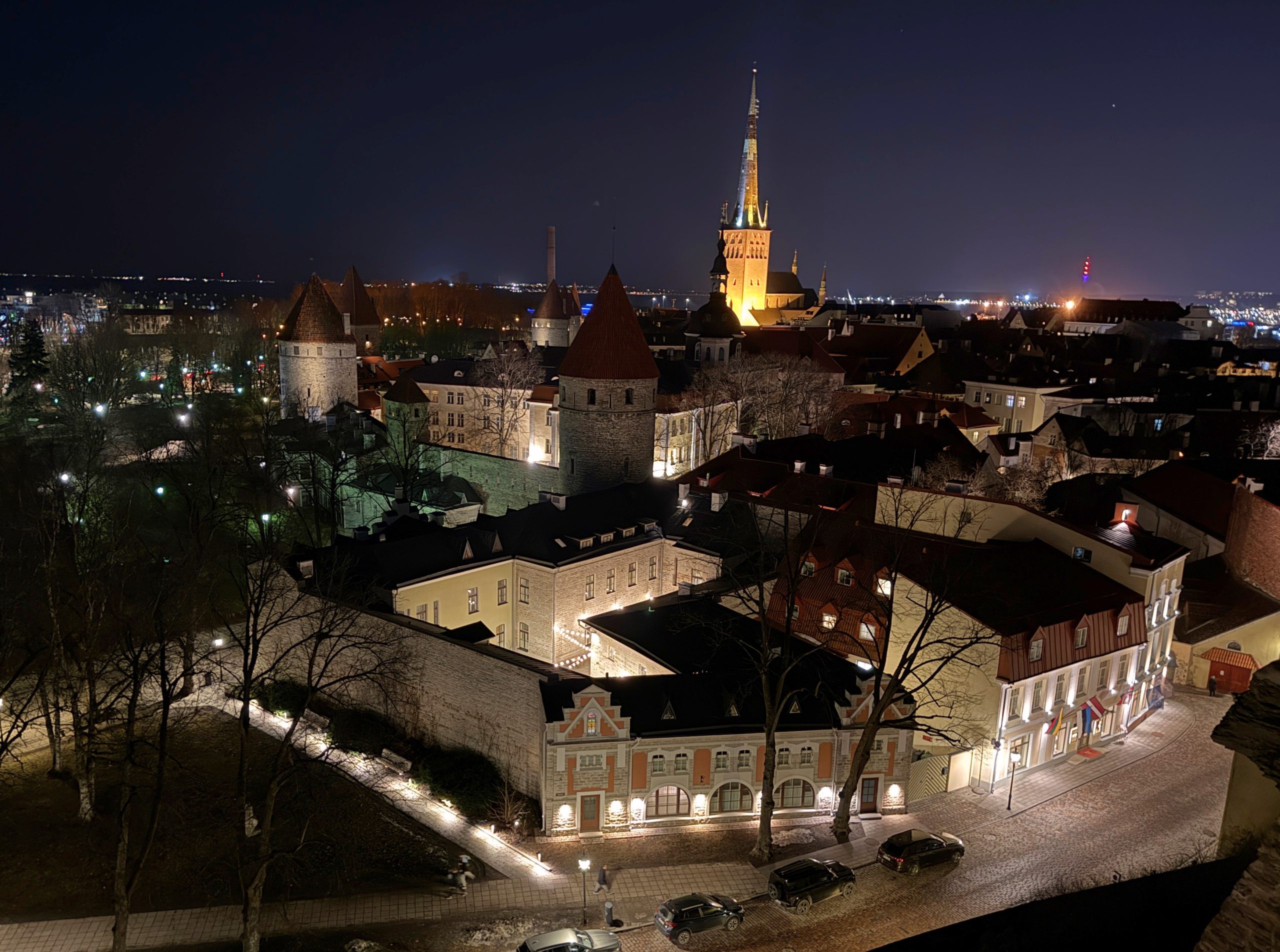 View of Tallinn, Estonia as seen from the Patkuli viewing tower while completing the 2 days in Tallinn itinerary