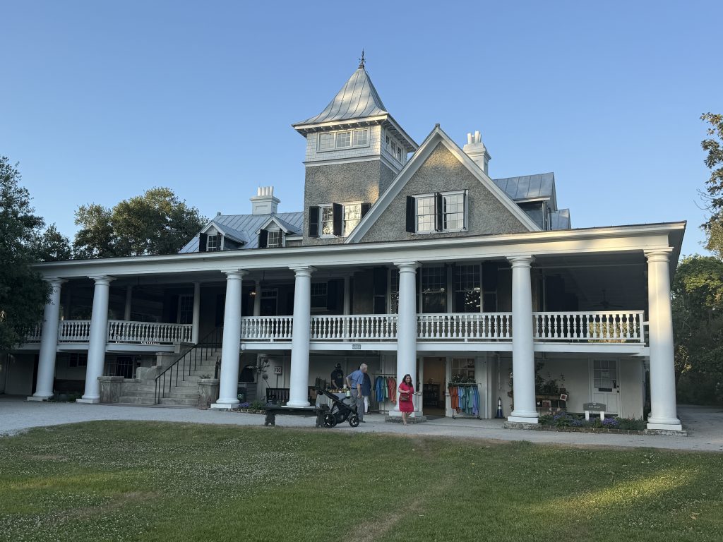 The old house at Magnolia Plantation where the old plantation house used to be in Charleston, SC.