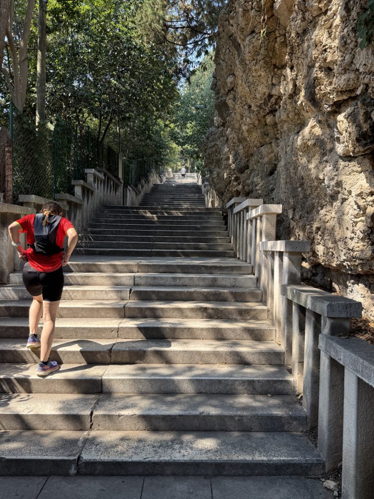 Stairs up Marjan Hill in the Split heat