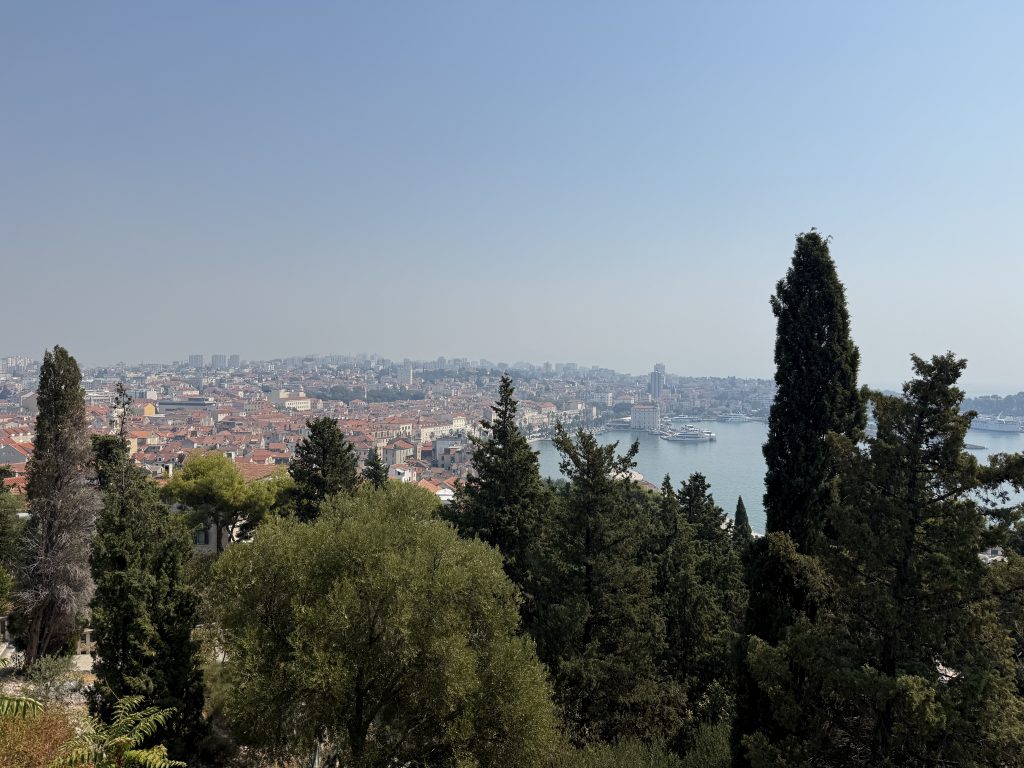 Split Old Town and harbor view from Marjan Hill